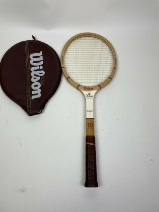 Vintage Wood 1982 Wilson Jack Kramer Autograph Midsize Tennis Racket