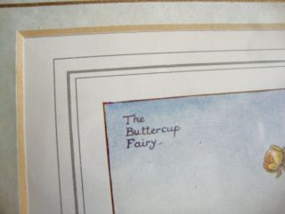 Vintage Flower Fairies Framed Print - The Buttercup Fairy - Good 3