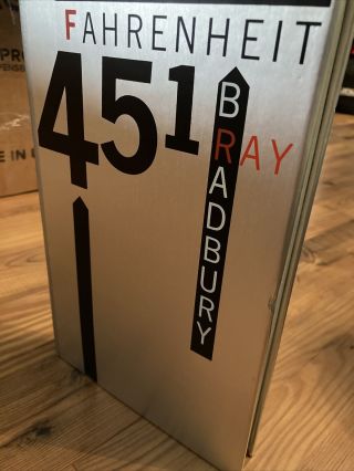 Limited Editions Club FAHRENHEIT 451 by Ray Bradbury,  638/2000 - Aluminum 2