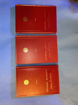 Collected Of Aleister Crowley,  3 Vol Set,  1st Edition By Yogi Pub Society