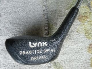 Vtg Lynx Practice Swing Driver 2 Lb Golf Club Novelty Man Cave