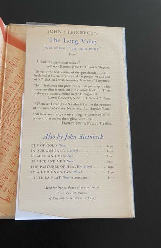 The Grapes of Wrath - NF FIRST EDITION - John Steinbeck - 9TH PRINTING - 1939 6