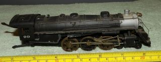 Vintage 99 Cast Iron Ho Steam Engine Locomotive