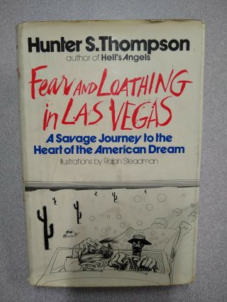 Fear And Loathing In Las Vegas First Edition Hunter S Thompson 1st Hardcover Dj