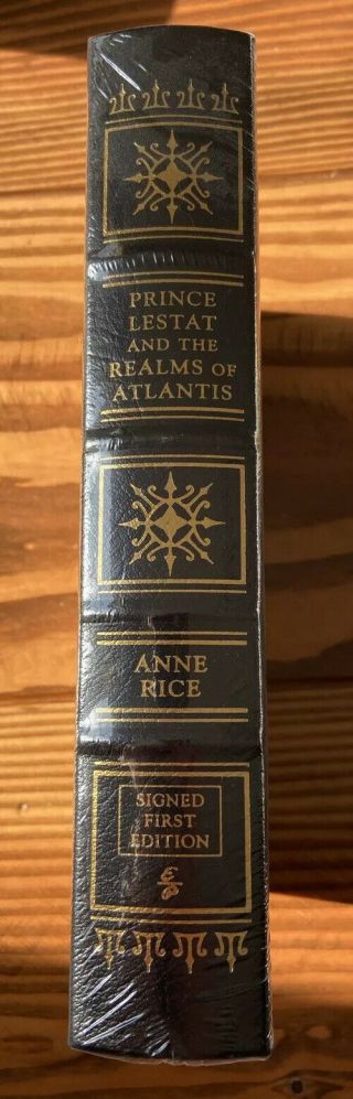 Prince Lestat And The Realms Of Atlantis Anne Rice Easton Press Signed First Ed