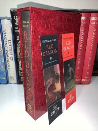 Suntup Editions Red Dragon Thomas Harris Hannibal Lecter Signed Limited Book