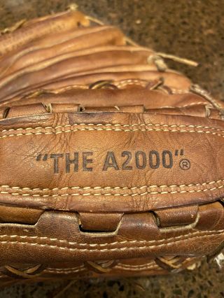 Vintage Wilson A2000 Baseball Glove - Made In The Usa