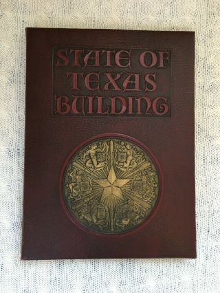 State Of Texas Building Shrines Of Texas Vol.  I Frank Carter Adams 1937 Bin
