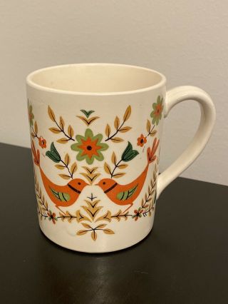 1960s Holt Howard Made In Japan Love Birds Coffee Tea Cup Mugs Mcm Mid Century