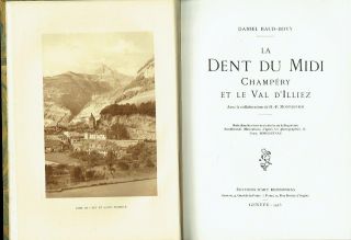 Baud Bovy La Dent du Midi Champéry et le Val d ' Illiez 1923 nummeriert Schweiz 3