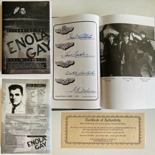 Return Of The Enola Gay By Paul Tibbets (signed By Pilot & Crew - 1258 Of 1500)