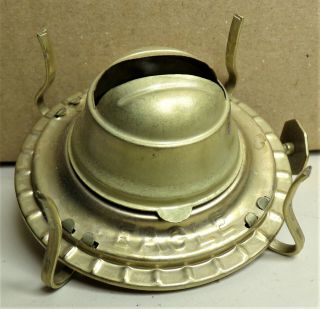 Antique Vintage P&a Mfg Co Eagle Brass Oil Kerosene Lamp Burner 1