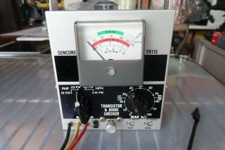 Vintage Sencore Model Tr115 Transistor & Diode Checker Ham Radio