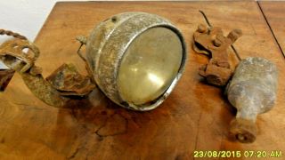 Vintage Miller Dynamo And Front Lamp For Spares