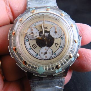 Swiss Made Swatch Chronograph Quartz Lady Watch