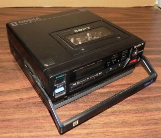 Vintage Sony Video8 Video Cassette Recorder Parts/repair Model Ev - C8u Japan