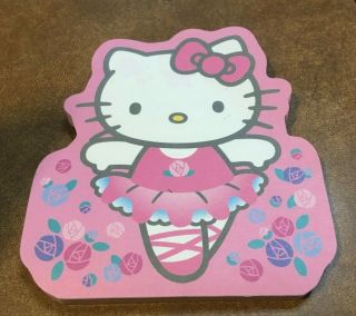 Sanrio 1976,  2001 Hello Kitty Ballerina Memo Pad Note Paper Vintage