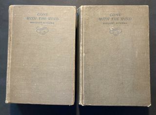 2 Gone With The Wind,  First Editions,  Margaret Mitchell,  June & November 1936