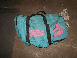 Vintage Rc Race Case Pit Bag Fabric Blue Pink (1)