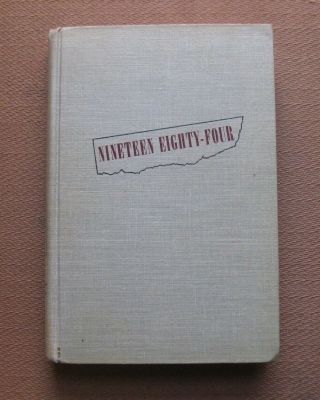 Nineteen Eighty - Four By George Orwell - 1st/early Edition Hc 1956 - No Bc Dot