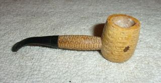 Rare Old Vintage Missouri Meerschaum Corn Cob Pipe Bent Stem 3 