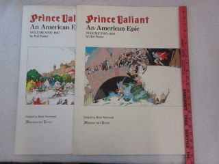 Hal Foster Prince Valiant An American Epic 1937 - 38 2 Vol 