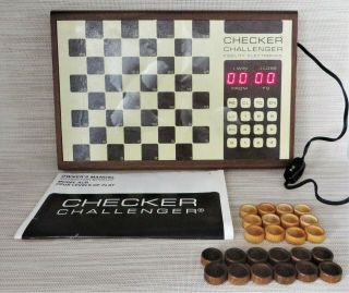 Vintage Fidelity Electronics Checker Challenger Model Acr 4 Levels Of Play