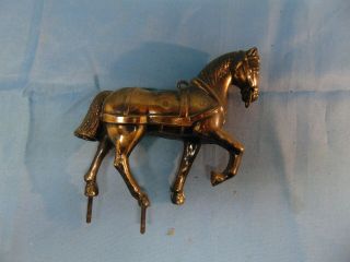 Vintage United Clock Co Brass Horse Parts/repair Bronze