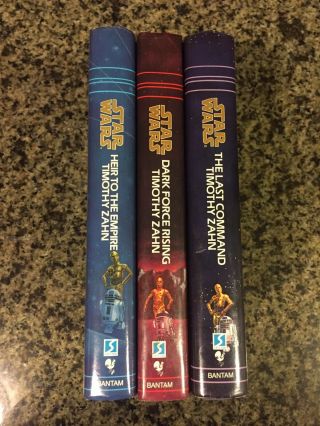 Star Wars - Thrawn Trilogy - Signed Timothy Zahn - First Ed/1st Printing Hardcover