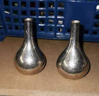 Smaller Silver Plate Teardrop Candle Holders By Jens Harald Quistgaard