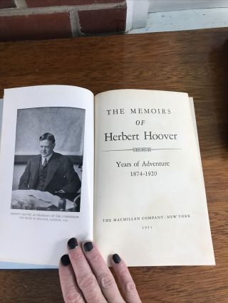 The Memoirs of Herbert Hoover ' s 3 Volumes 