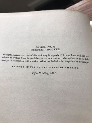 The Memoirs of Herbert Hoover ' s 3 Volumes 