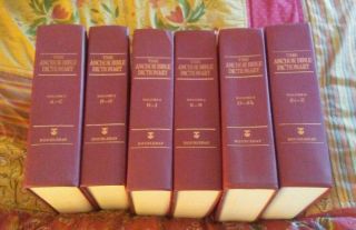 The Anchor Bible Dictionary Complete Set Volumes 1 - 6