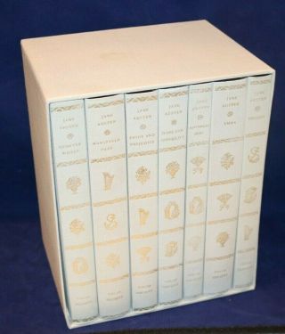 Jane Austen Complete 7 Novels,  Folio Society,  Britain - 1975 Editions W/slipcase
