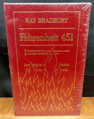 Fahrenheit 451 By Ray Bradbury Easton Press In Shrink Wrap