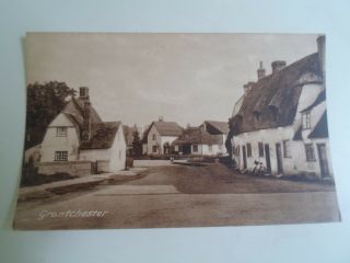 Grantchester (street Scene) - Vintage Postcard §b1643