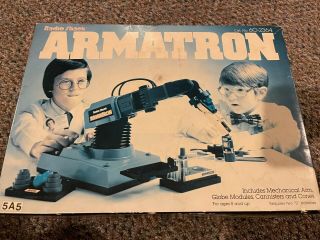Vintage Radio Shack Armatron With Accessories And Box - Not 80s