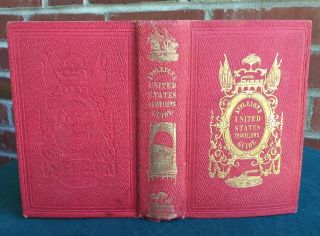 Lovely 1853 U.  S.  Guide Book With 45 Maps