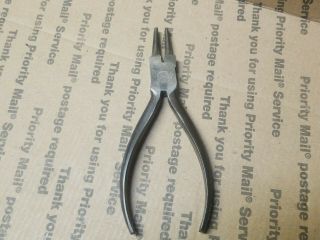 Vintage Kraeuter 1611 - 5 1/2 " Long Round Needle Nose Pliers Usa Tool Marked
