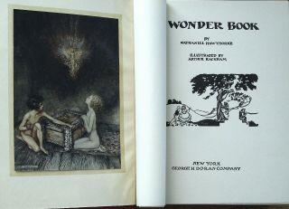 A WONDER BOOK (1922) NATHANIEL HAWTHORNE,  ARTHUR RACKHAM ILLUSTRATED 1ST EDITION 3