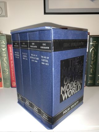 Folio Society The Making Of The Modern World Eric Hobsbawm 4 Vol History Set