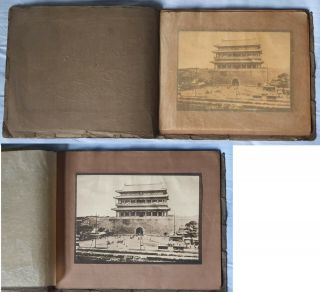 1910s Scenes in Peking Series 1 Camera Craft Co.  12 Collotypes Photo Album CHINA 4