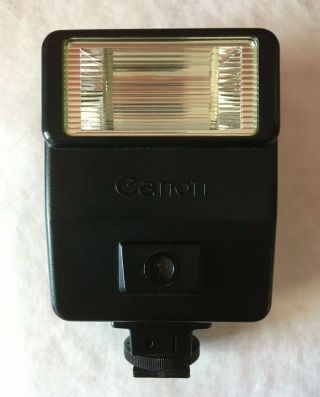 Canon Speedlite 155a W Case Shoe Mount Flash Camera Japan Might Not Work Repair