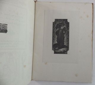 JAMES GUTHRIE THE BOOKPLATE no.  3 SEPT.  1921 PEAR TREE PRESS WITH SUPPLEMENT 3