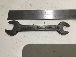 Rare Vintage Amc No 3 British Made Tw Spanner Wrench 3/8 7/16 Bsf 5/16 3/8