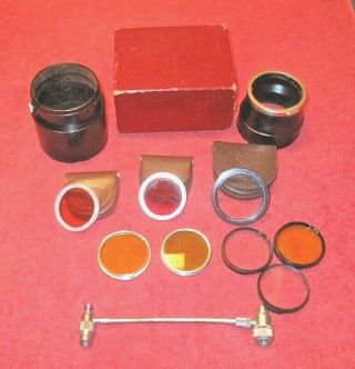 Vintage Camera Filters And Other Parts Rollei Germany