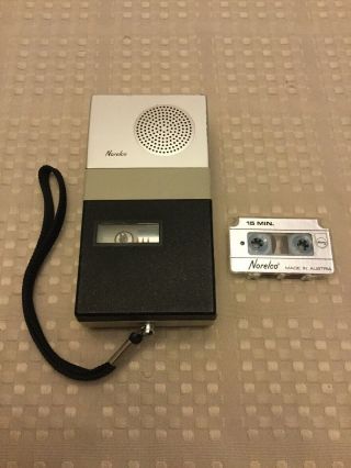 Vintage Norelco Pocket Memo Lfh 0085/54 Recorder Micro Cassette
