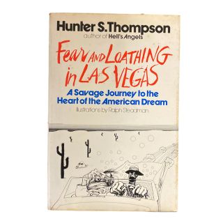 Hunter S.  Thompson Fear And Loathing In Las Vegas 1st Edition Hardcover