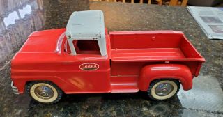 Vintage 1962 - 64 Tonka Stepside Pickup Truck In Red 302