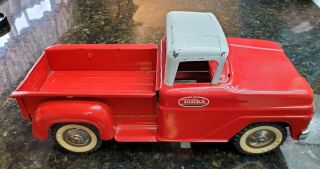 Vintage 1962 - 64 Tonka Stepside Pickup Truck in Red 302 2